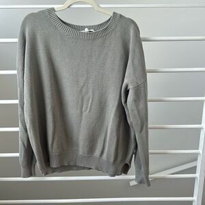 Emerson Fry cotton sweater gray medium M